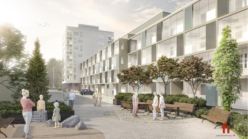 Lapti rakentaa eQ:n asuntorahastolle 83 uutta asuntoa Vantaan Koivuhakaan