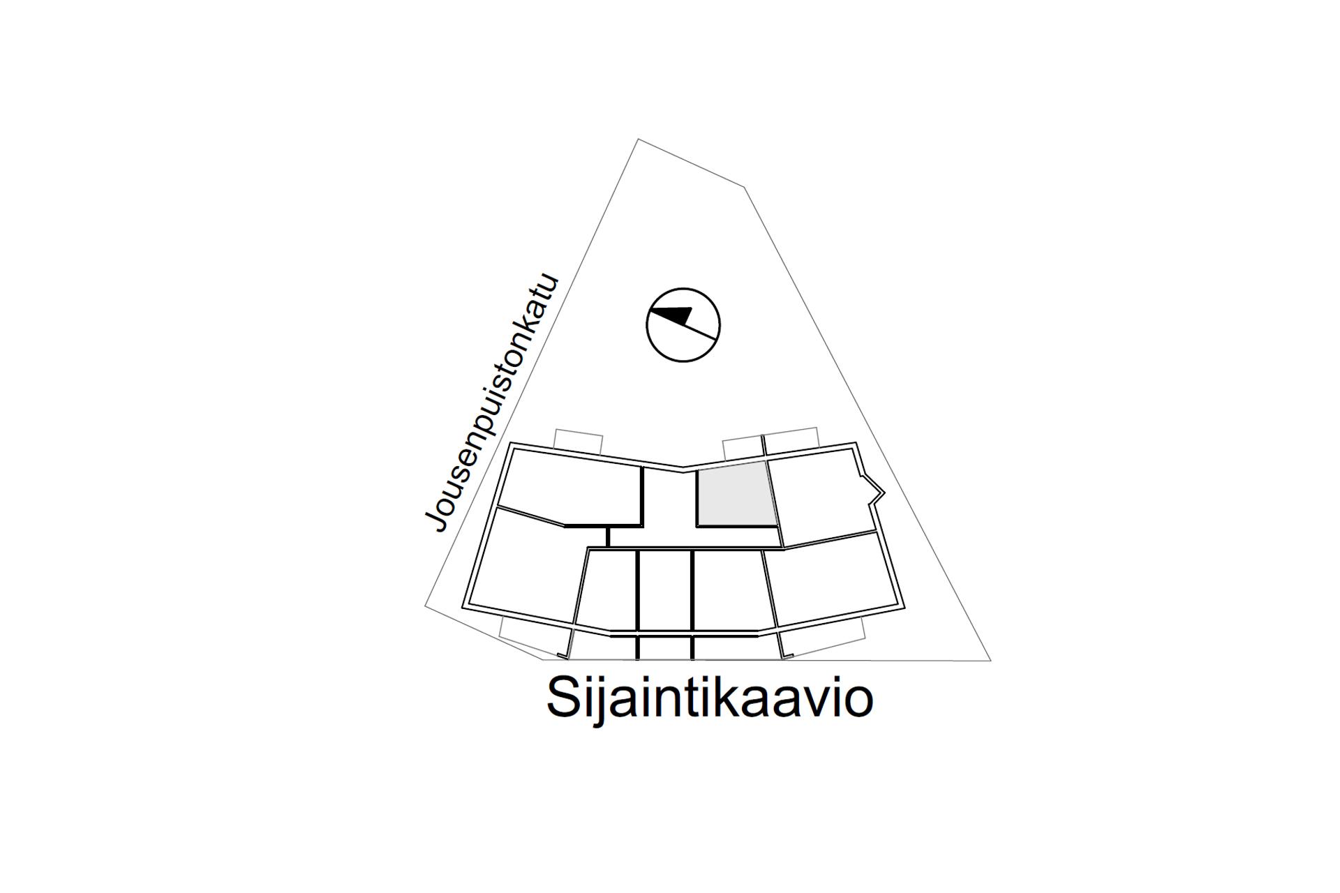 Kaksion sijaintikaavio