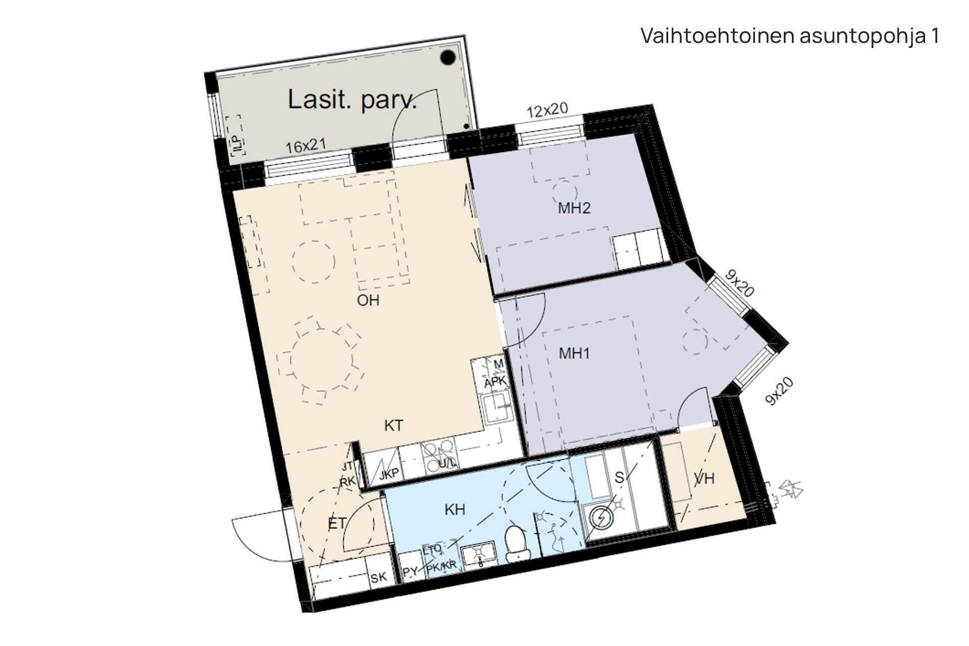 Kolmion vaihtoehtoinen pohjakuva 1
