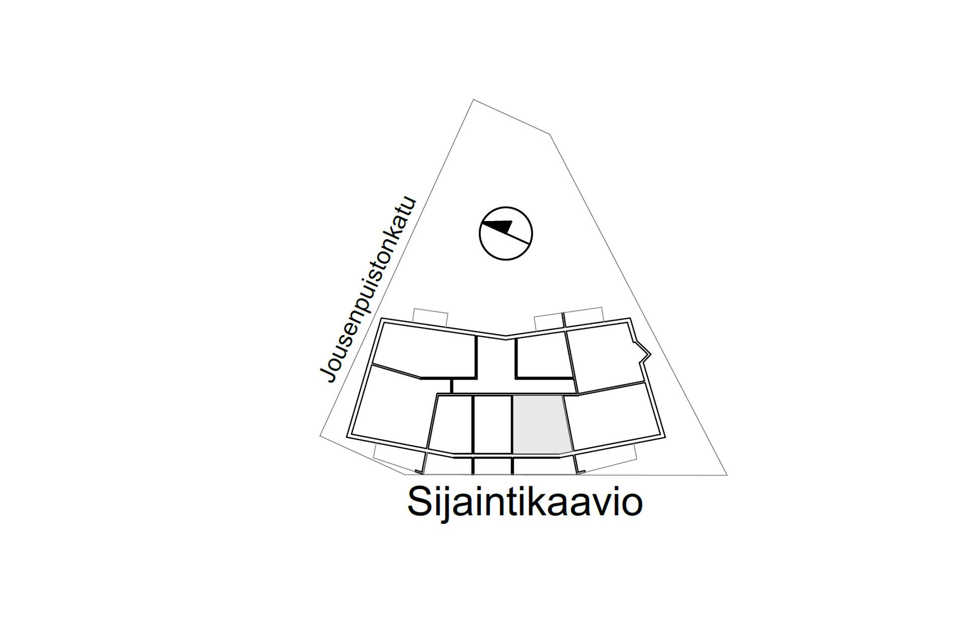 Kaksion sijaintikaavio