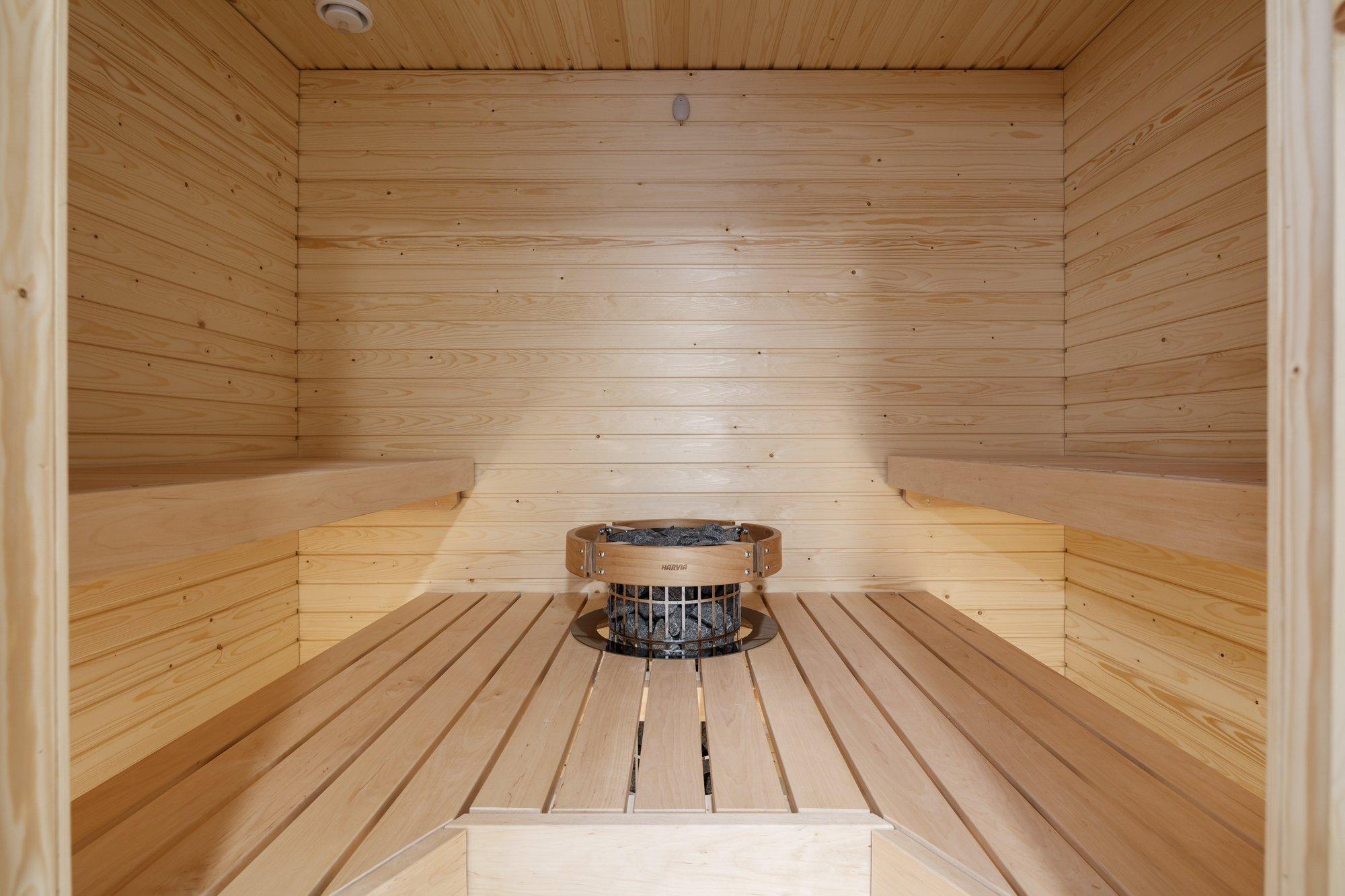 Klara E15 - sauna Harvian kiukaalla